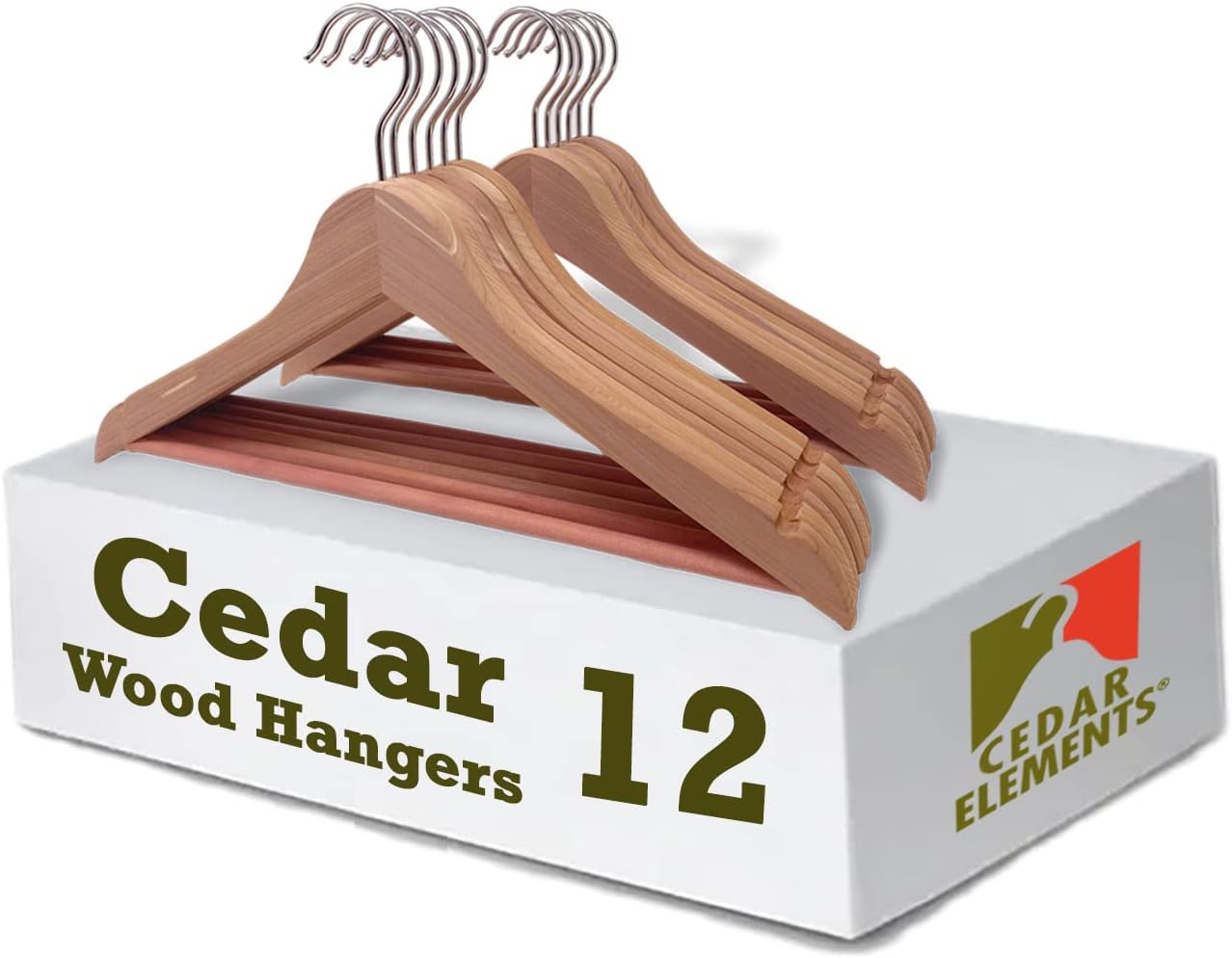 Cedar Elements Cedar Hangers 12PK (Cedar Hangers) Home
