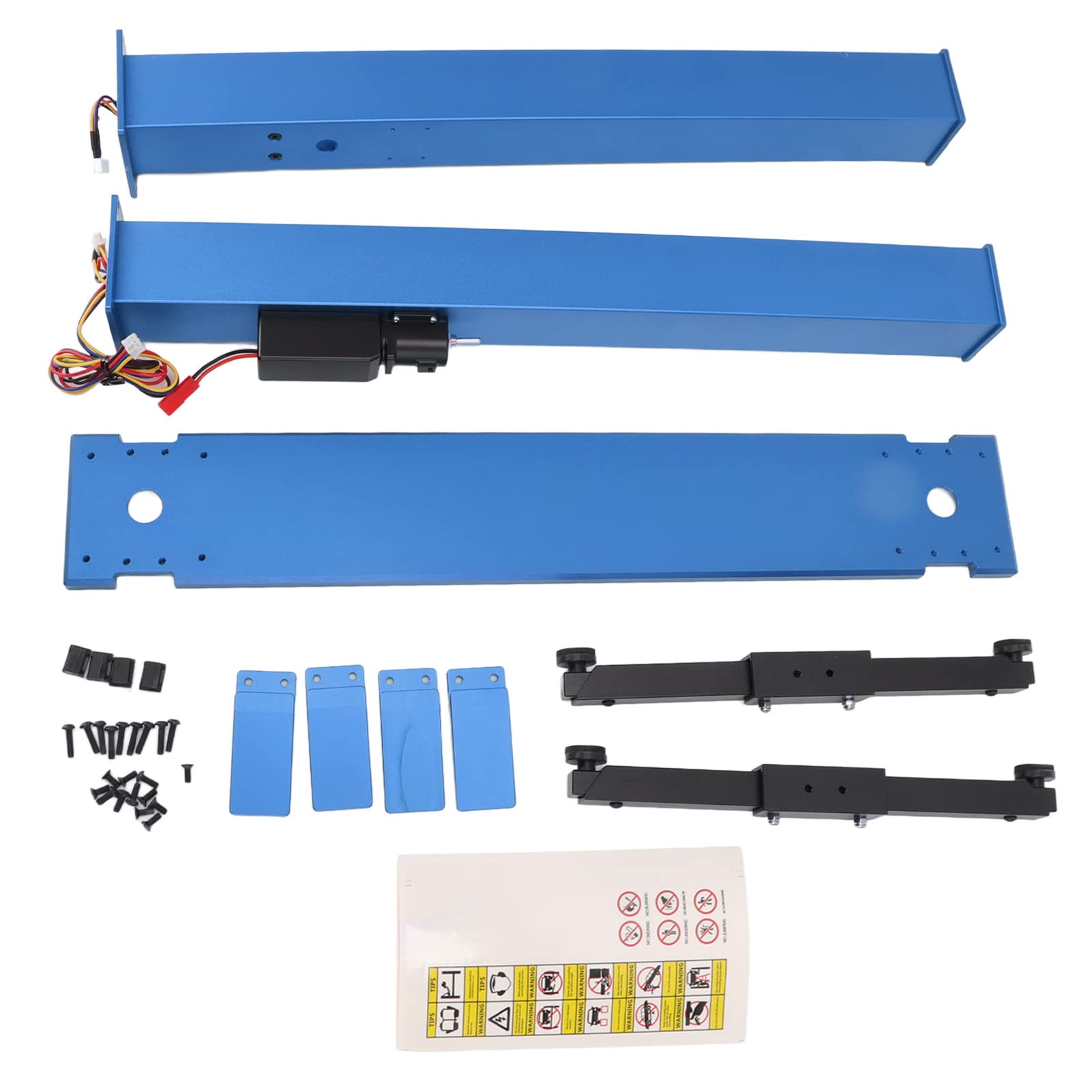 Zerodis RC Piattaforma Elevatrice Elettrica, Supporto di Riparazione per Auto RC in Lega di Alluminio Anti-deformazione Universale a Basso Rumore e Alta Resistenza per Veicolo RC 1/10 (Blu)
