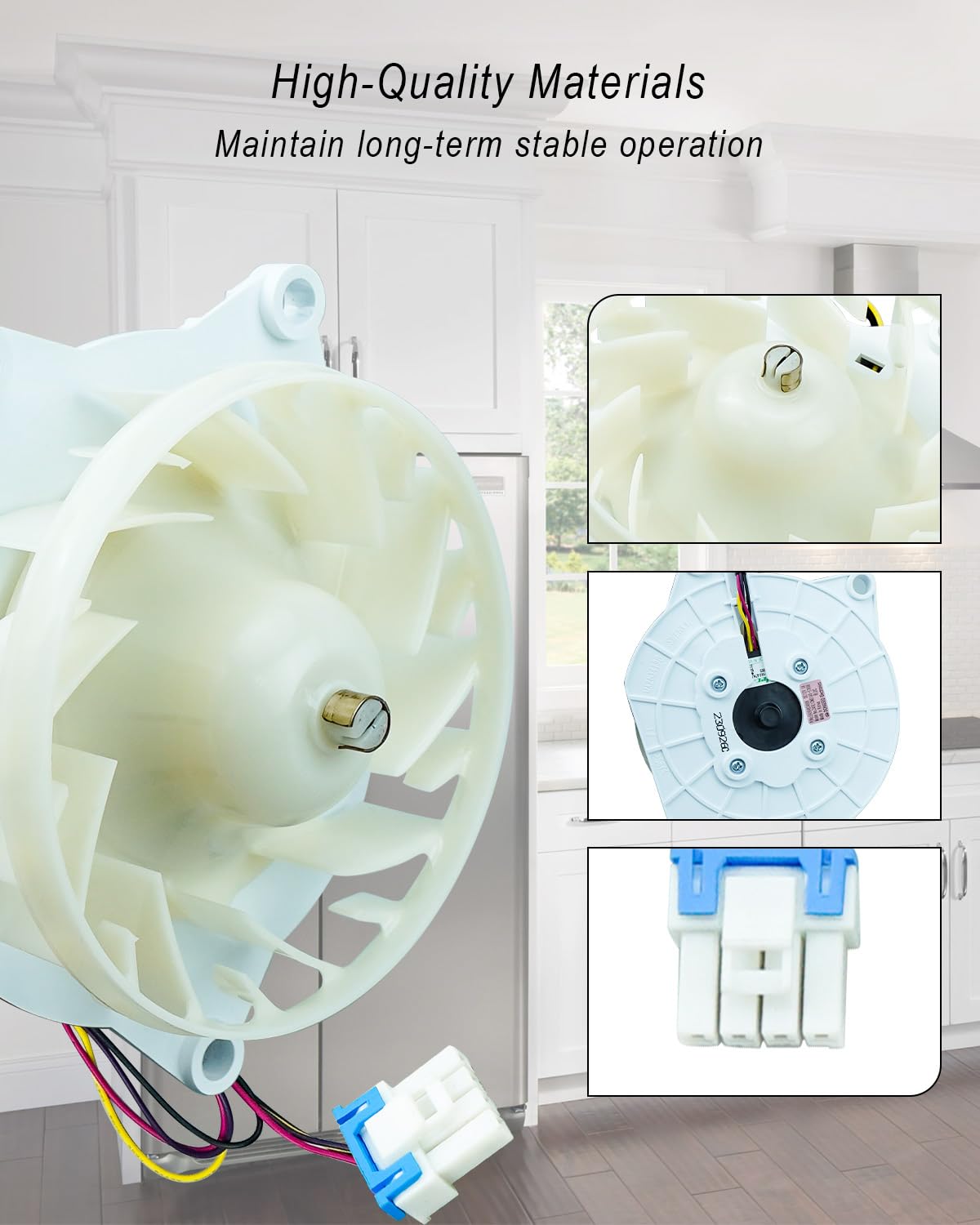 Refrigerator Evaporator Fan Motor Replace EAU64824806 Z40E12MS1A0-57K06 Fit for LG Refrigerator DC 12V 1A Refrigerator Cooling Fan Motor
