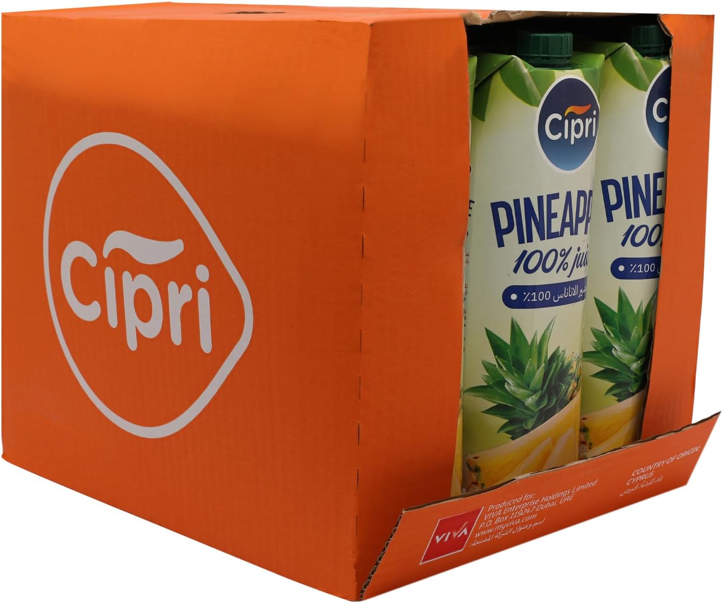 Cipri Pineapple Juice 12 x 1 Liter
