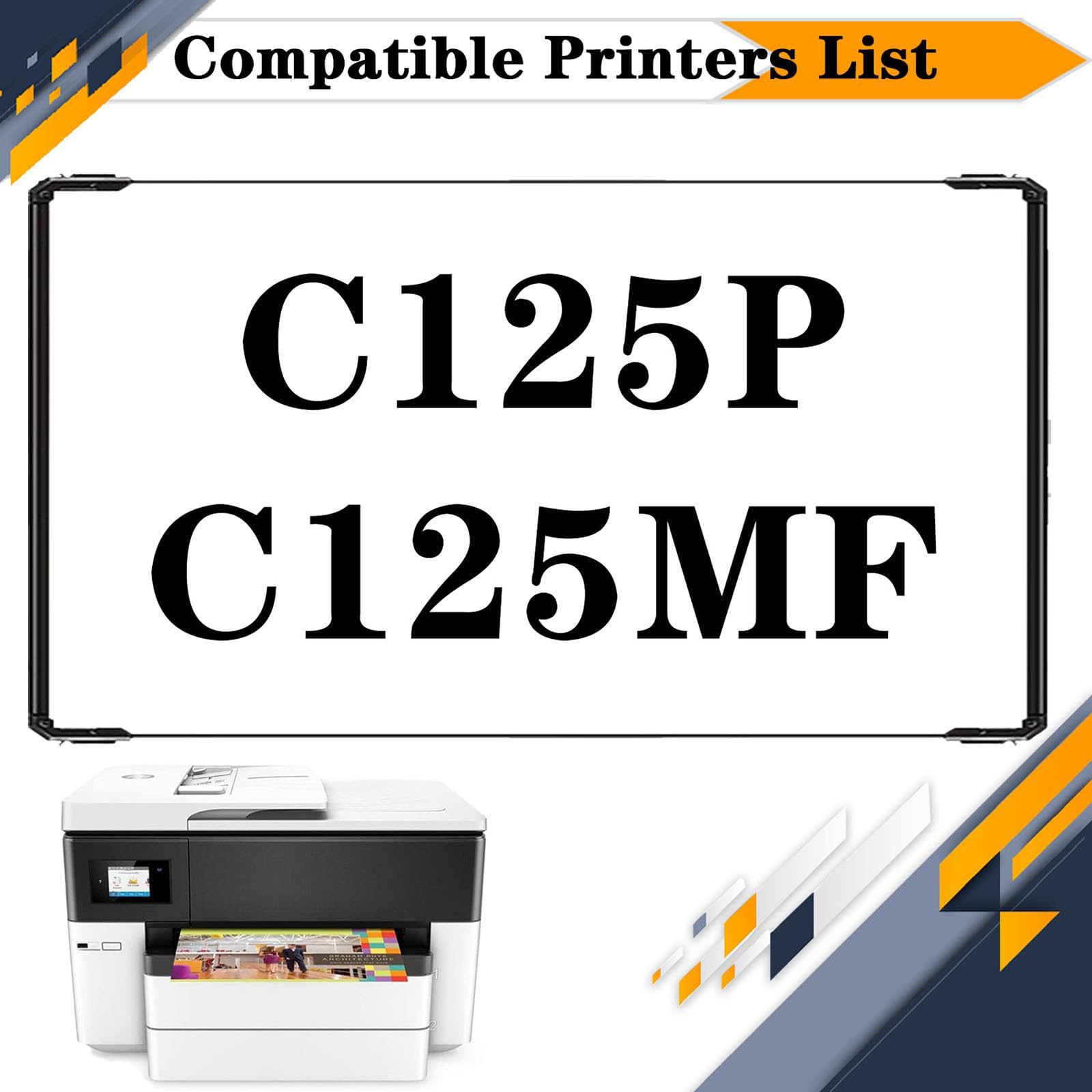 C125P Kaseta z tonerem 434060 434061 434062 434063 Czarny Żółty Cyjan Magenta Kaseta z tuszem Kompatybilny zamiennik Ricoh C125P C125MF Drukarka laserowa do Bank School,Magenta-1Pack