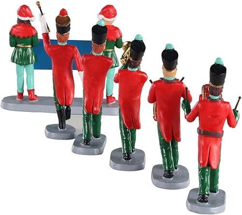 Miniatura 4 de Lemax Aldea de Navidad Navidad en el desfile Set de 6-03515