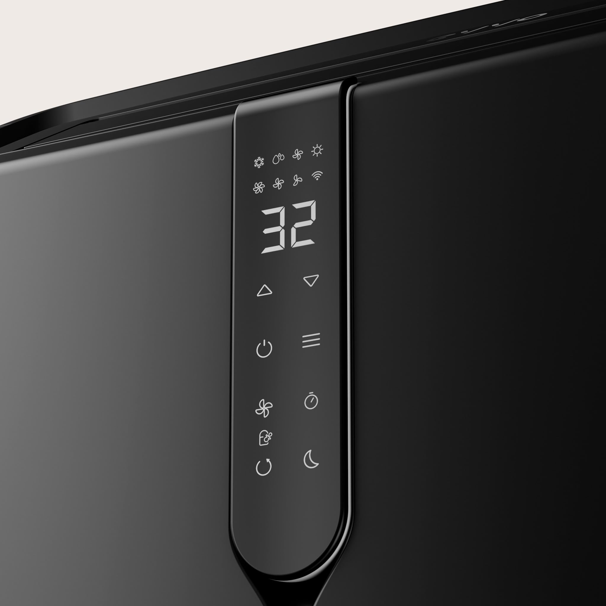 EVVO Clima P14 Silent Climatiseur portable Wi-Fi 14 000 BTU avec pompe à chaleur pingouin climatiseur et chauffage Wi-Fi silencieux déshumidificateur froid et chaleur avec kit de fenêtre
