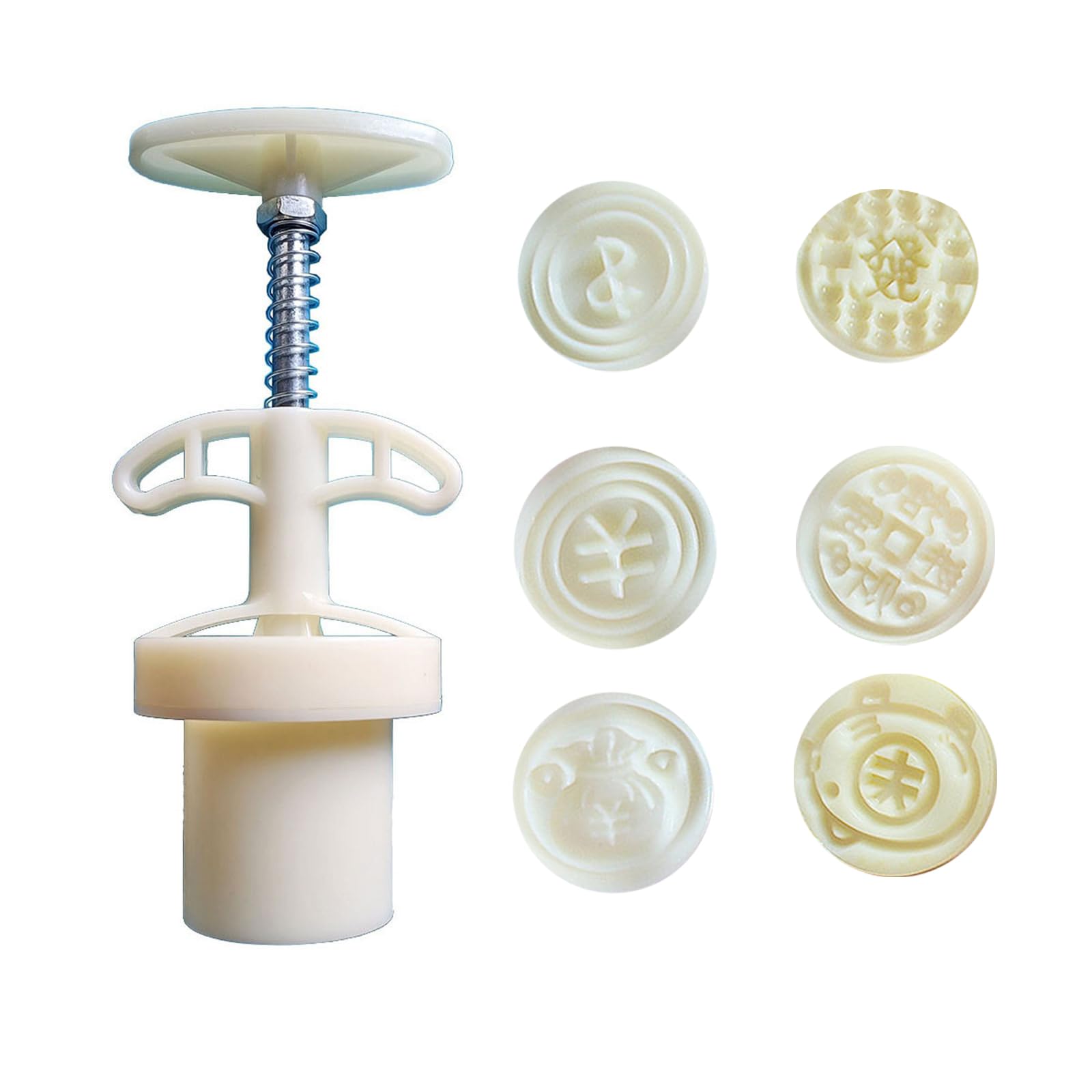 Hsioluted Hand Pressure Dessert Molds Snake Money Cookie Stamp Dessert Maker New Year Festival Making Cookie Pastries Tool Maker