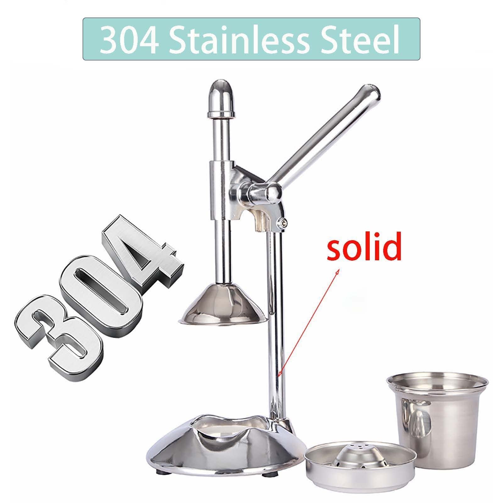 Spremiagrumi per Uso Domestico Spremiagrumi Manuale in Acciaio Inossidabile Spremiagrumi, Spremiagrumi Manuale, Spremiagrumi Professionale per Melograno Limone Lime