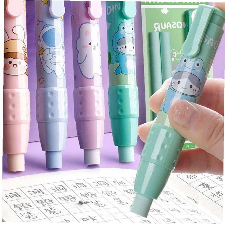 シャープペンシル2本セットと消しゴム Amazon.co.jp: ペン型消しゴム 2本セット 引き込み式クリック