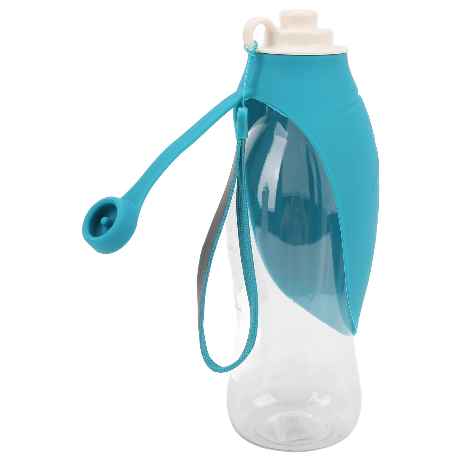 Bouteille d'eau portative pour Chien pour la Marche, Tasse de Boisson pour Animaux de Compagnie de Voyage sans BPA (Bleue)