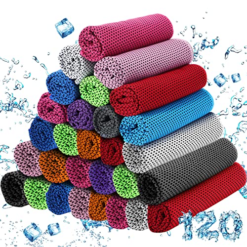 Maitys 200 Pcs Microfiber Cooling Towel, Ice Towel, 32