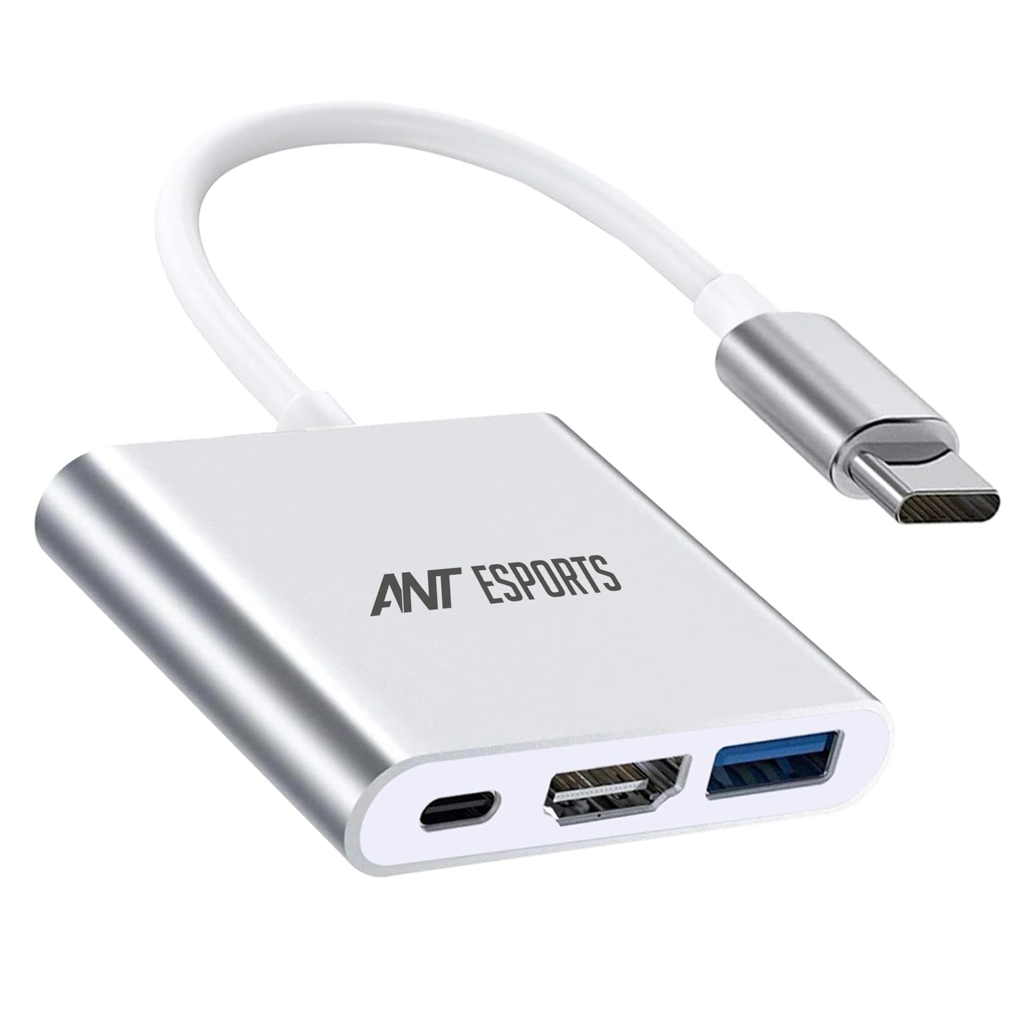 See full amazon price history chart for Ant Esports AEC310 USB C to HDMI 3-in-1 Adapter, Type-C Hub to HDMI 4K Output USB 3.0 Port and USB-C 100W Charging Port, Compatible for USB C Laptops and Other Type C Devices_ Matt Silver Ant Esports AEC310 USB C to HDMI 3-in-1 Adapter, Type-C Hub to HDMI 4K Output USB 3.0 Port and USB-C 100W Charging Port, Compatible for USB C Laptops and Other Type C Devices_ Matt Silver (B0D53VDW5Q) Amazon Price History, Amazon Price Tracker