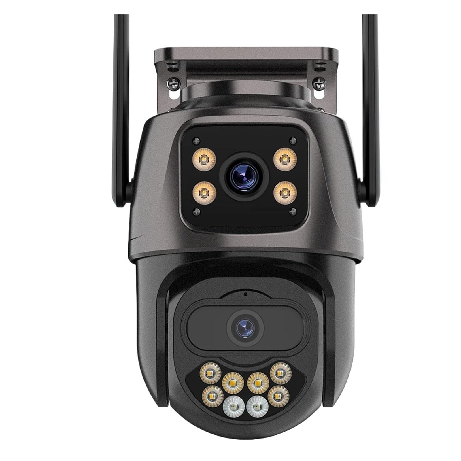4K 8MP HD kamera PTZ podwójny obiektyw podwójny ekran kamera IP zewnętrzna 4MP automatyczne śledzenie ochrona bezpieczeństwa nadzór CCTV Wykrywanie ruchu(4MP NO SD Card)