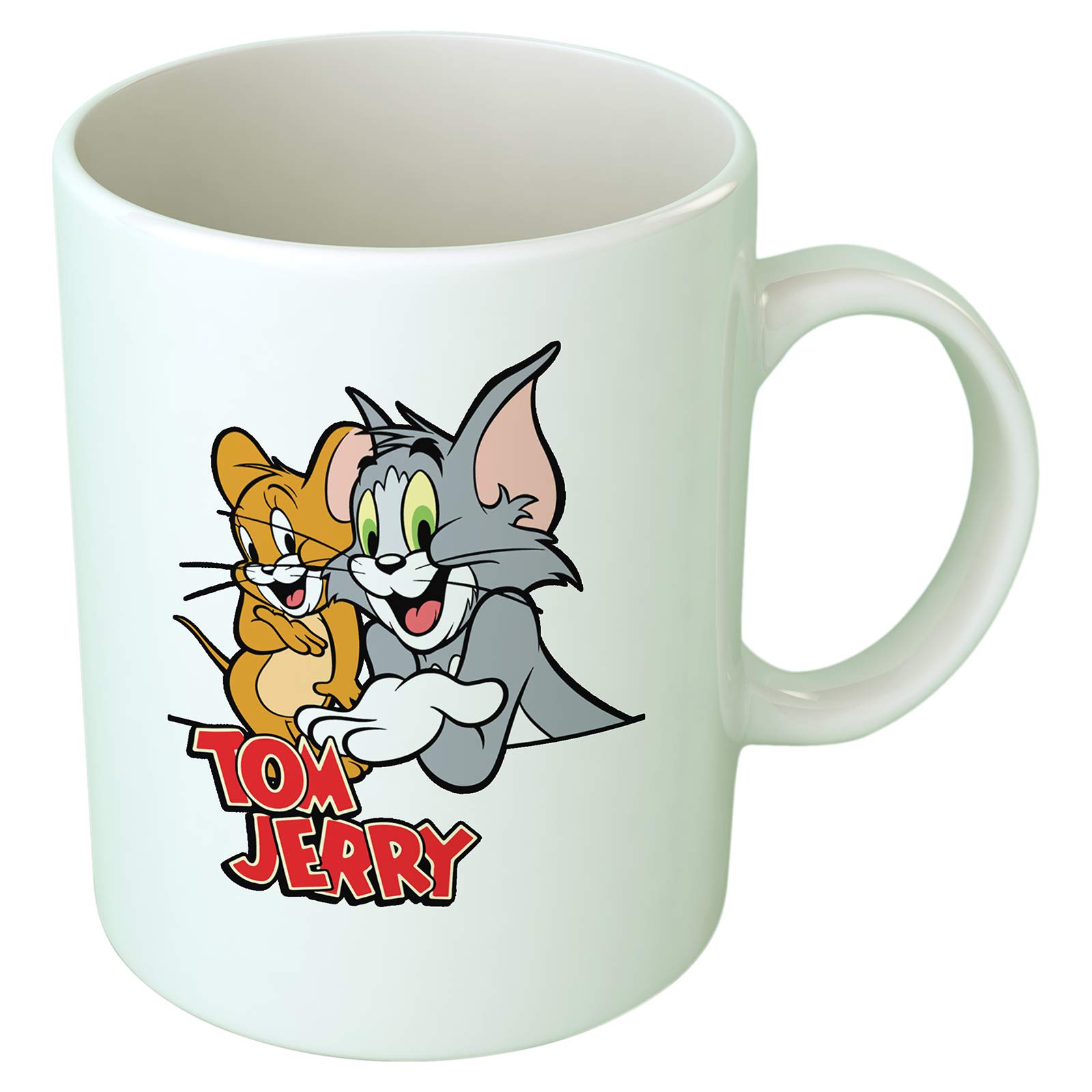 Upteetude Tom and Jerry Coffee Mug - White