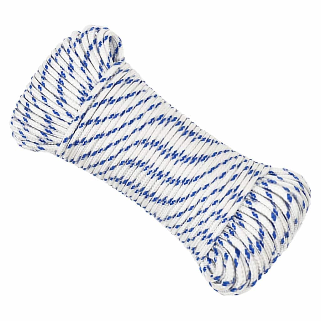 Corde bateau blanche 4 mm 250 m polypropylène