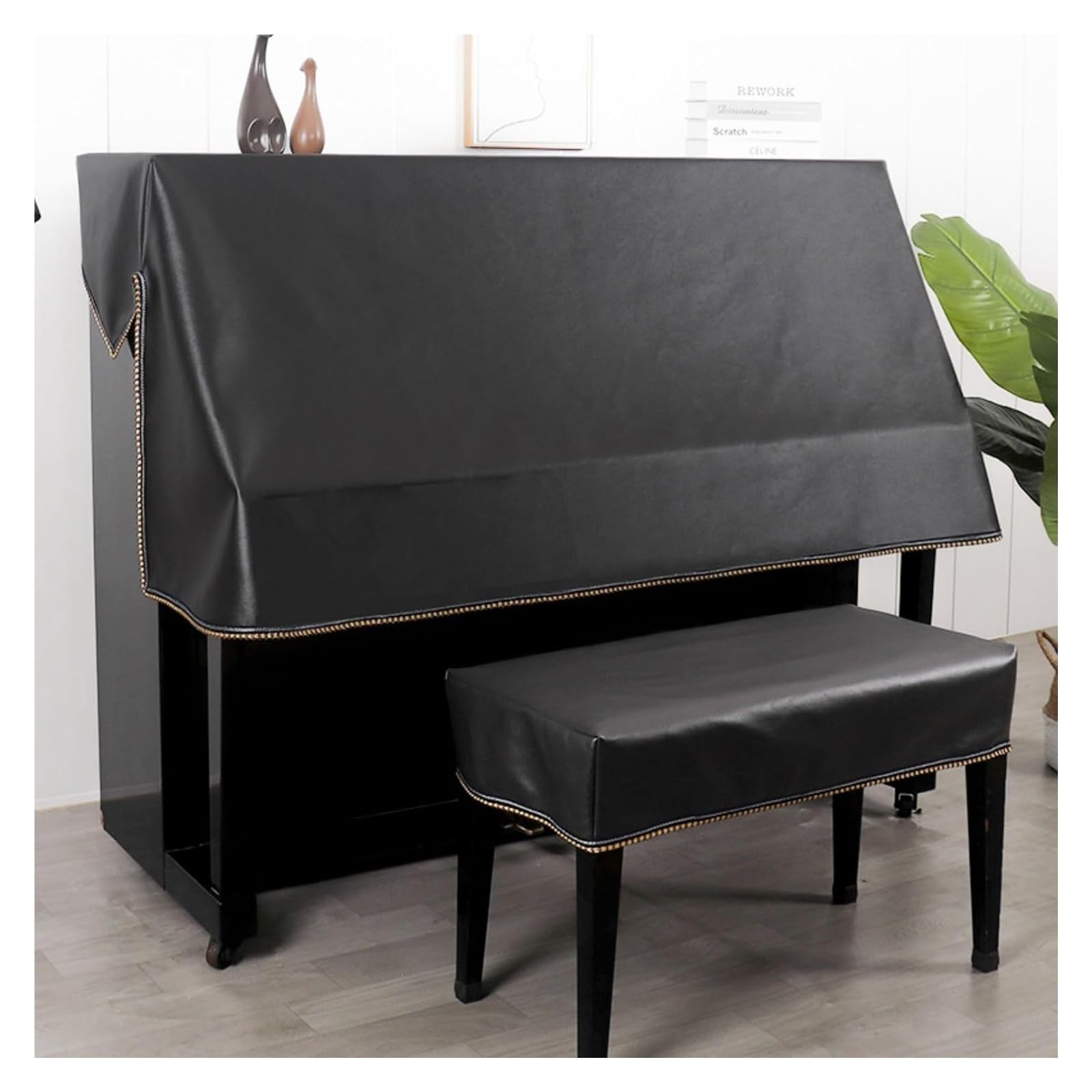 Copri pianoforte verticale, copertura di protezion Copertura for pianoforte verticale completa: copertura for pianoforte verticale. Copertura antipolvere for pianoforte. Decorazione accessoria for str