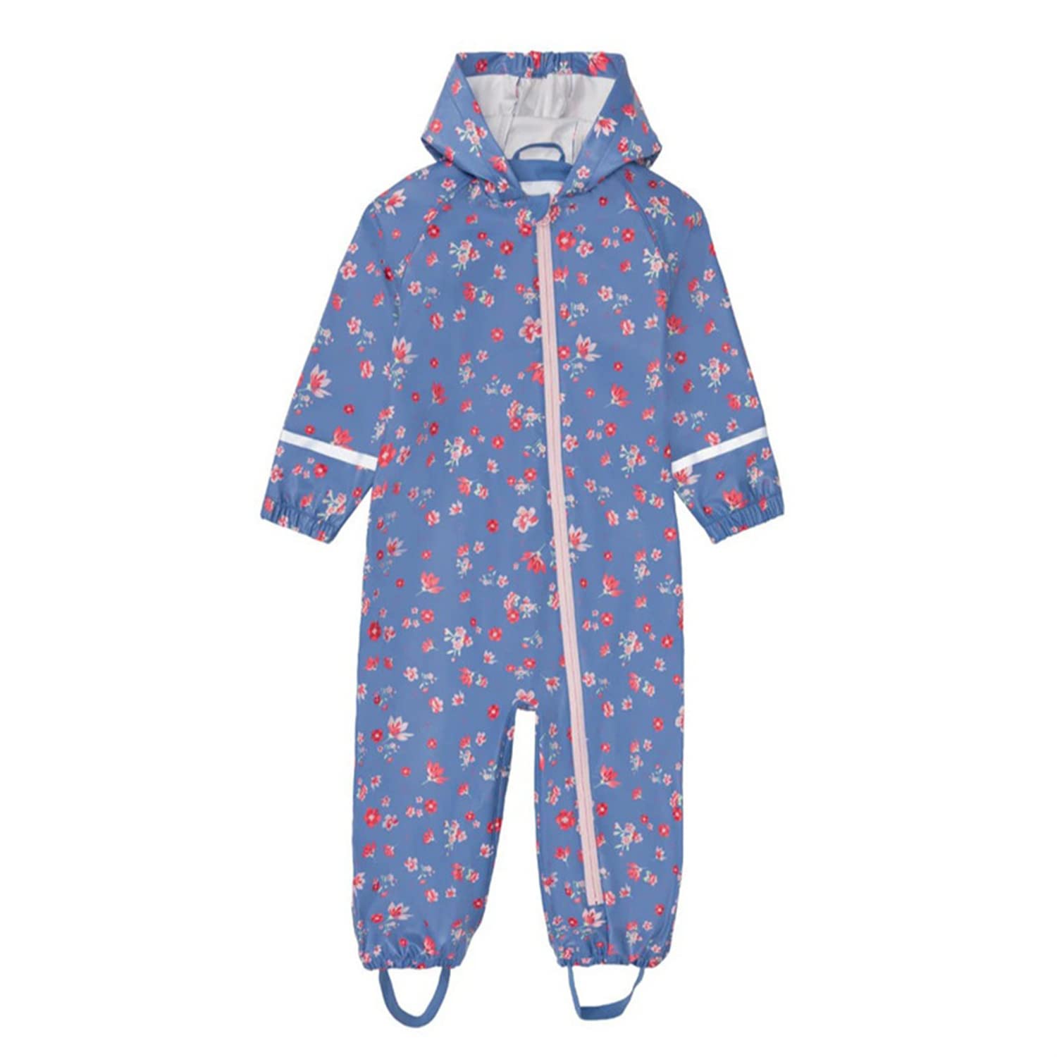 HIKIDS Impermeabile Bambina per Asilo Traspirante Tuta Impermeabile Ragazza Leggero Poncho Tutto in Uno Neonata All'aperto Jogging Sport Pioggia Unisex Giacche Impermeabili Estivo Viola 18-24 mesi