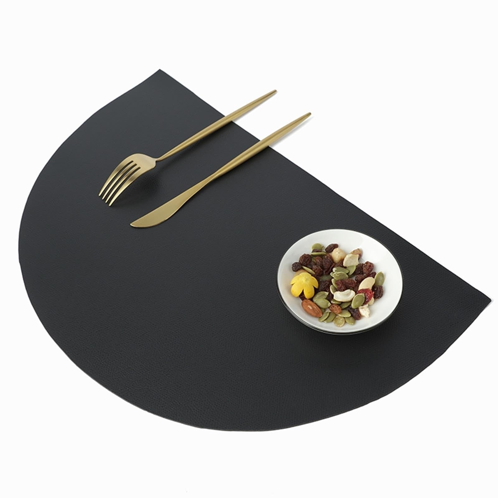 Sets de table noirs lot de 4 parfaits pour vos dîners en salle à manger et repas en cuisine