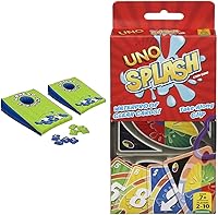 Vista 1 de AIRHEAD Lob The Blob - Juego inflable de Cornhole + juego de cartas impermeable UNO Splash