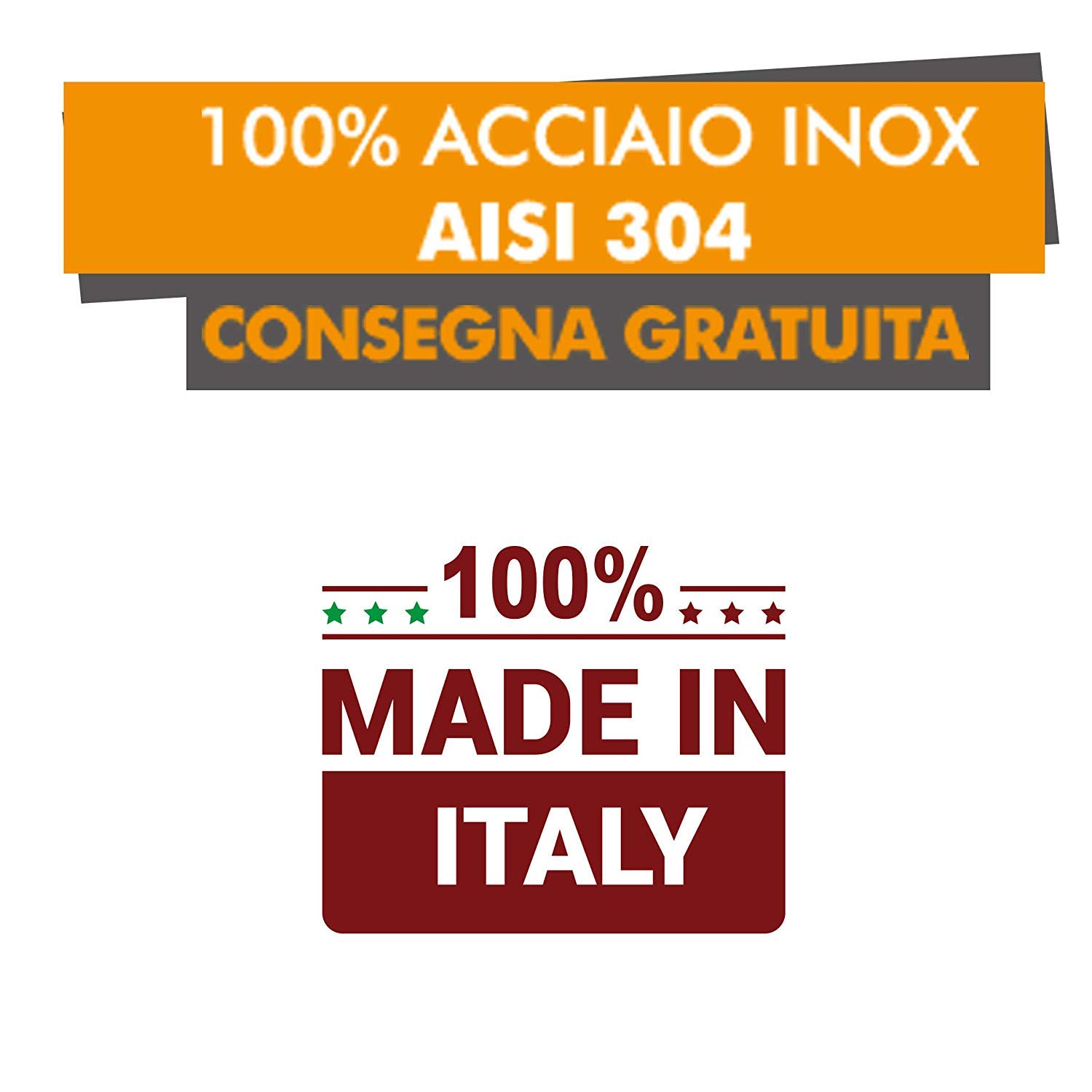 Tagliere in acciaio inox VARIE MISURE per proteggere il piano della cucina Profondità 40 cm (L80 x P40 x 3cm)