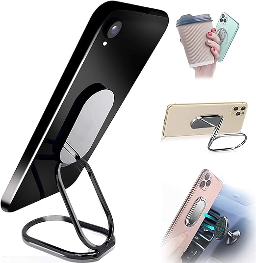 Amazon スマホリング スマホスタンド 卓上 ホールドリング 薄型3mm 携帯リング 折りたたみ 耐久性 可調 180 360度回転 指輪型 落下防止 縦置きできるな新バンカーリング 取り外し可能片手操作可 アイホン指リング 車載ホルダー Ipad Iphone Android 全機種対応 ガン