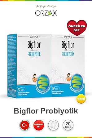 Orzax Bigflor Probiyotik Prebiyotik 10 Sa e, Set of 2