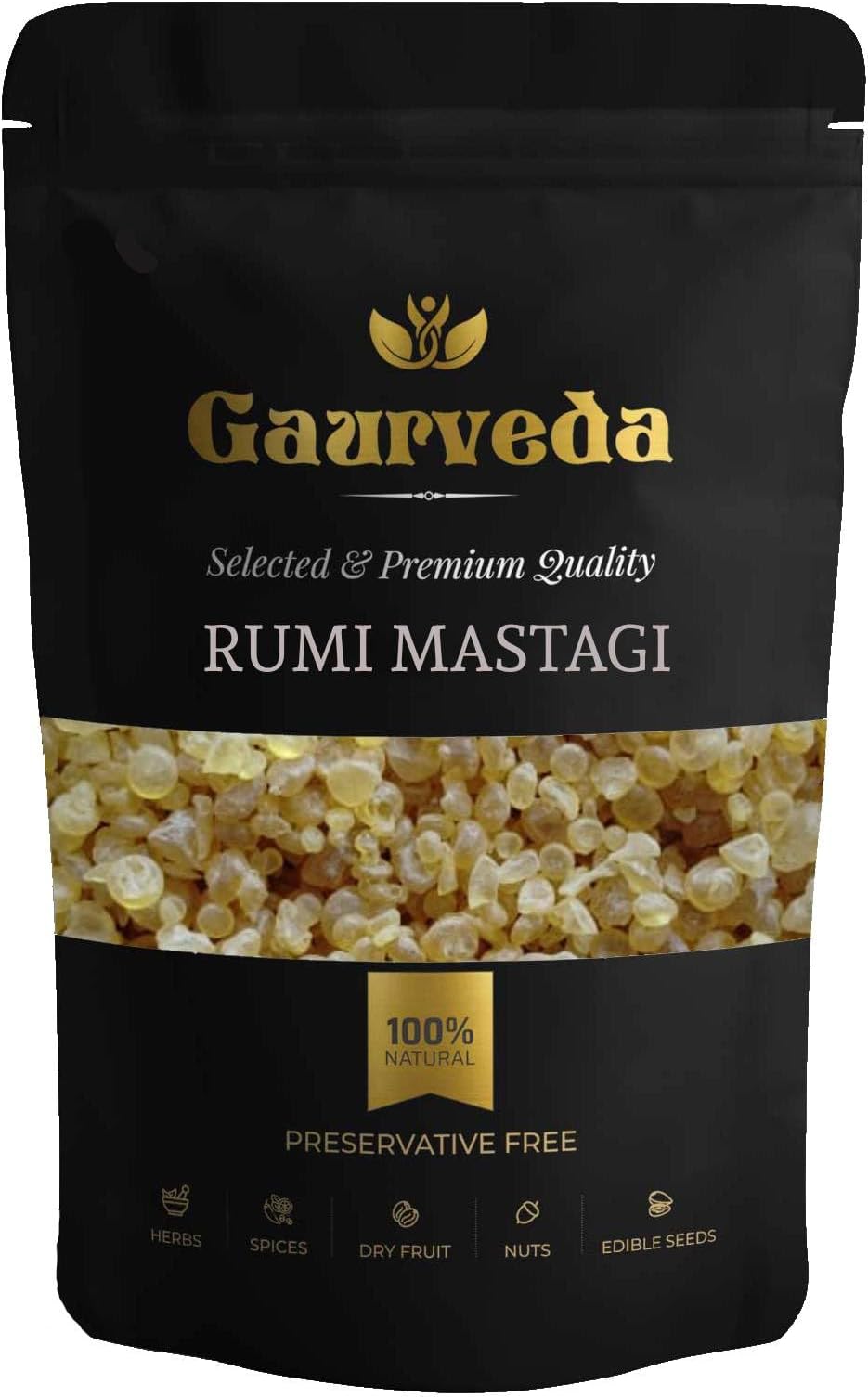 Rumi Mastagi Raw, Pistacia Lenticus Mastic Gum (5 Grams)