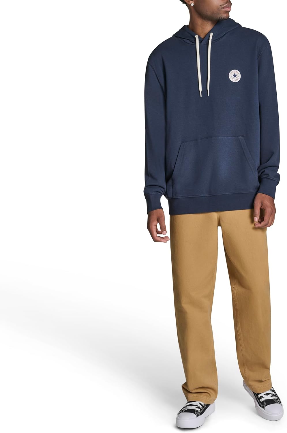 Converse Mens Standard Fit Core Chuck Patch Hoodie - Image 2