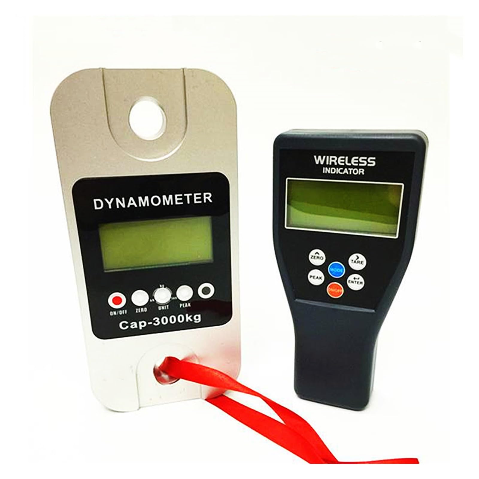 Tester di Tensione, Dinamometro digitale wireless Bilancia for gru Misuratore di tensione for stampante con telecomando for pesi sospesi(S-10)