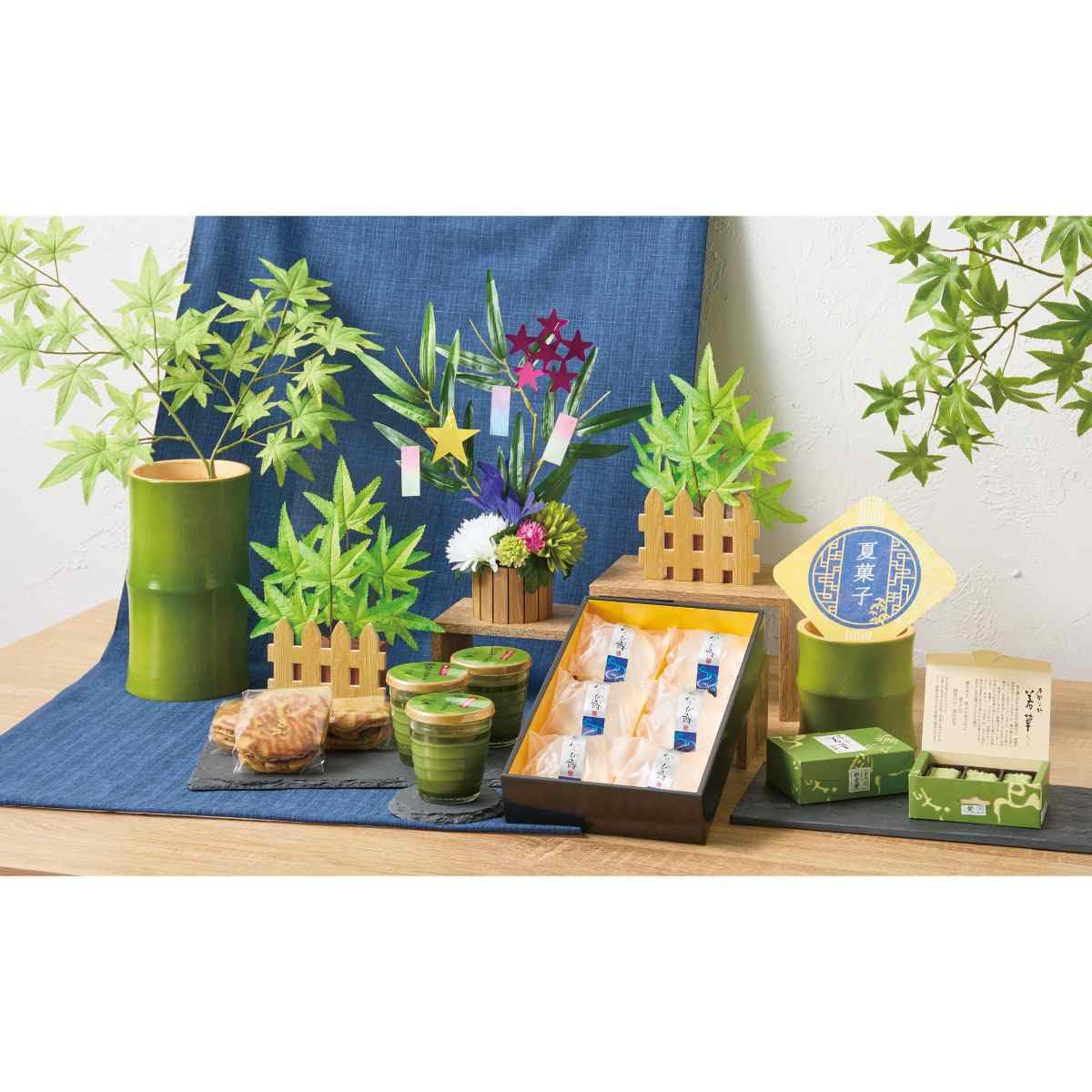 Amazon.co.jp: 七夕飾りスタンドアレンジ 1個 幅21×奥行8×高さ35cm