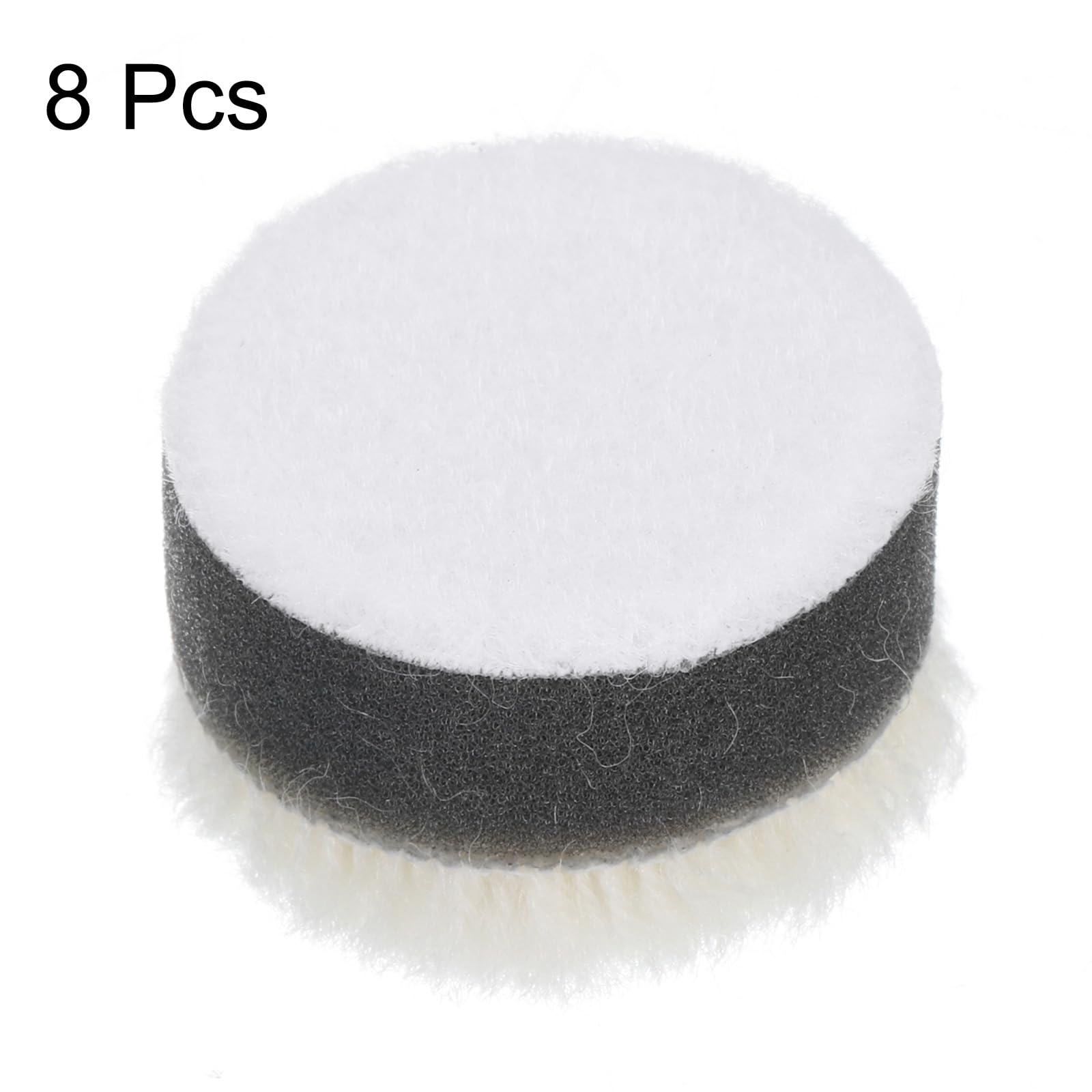 Wool Felt Polishing Pads - 8 Pack for Orbital Buffers -3