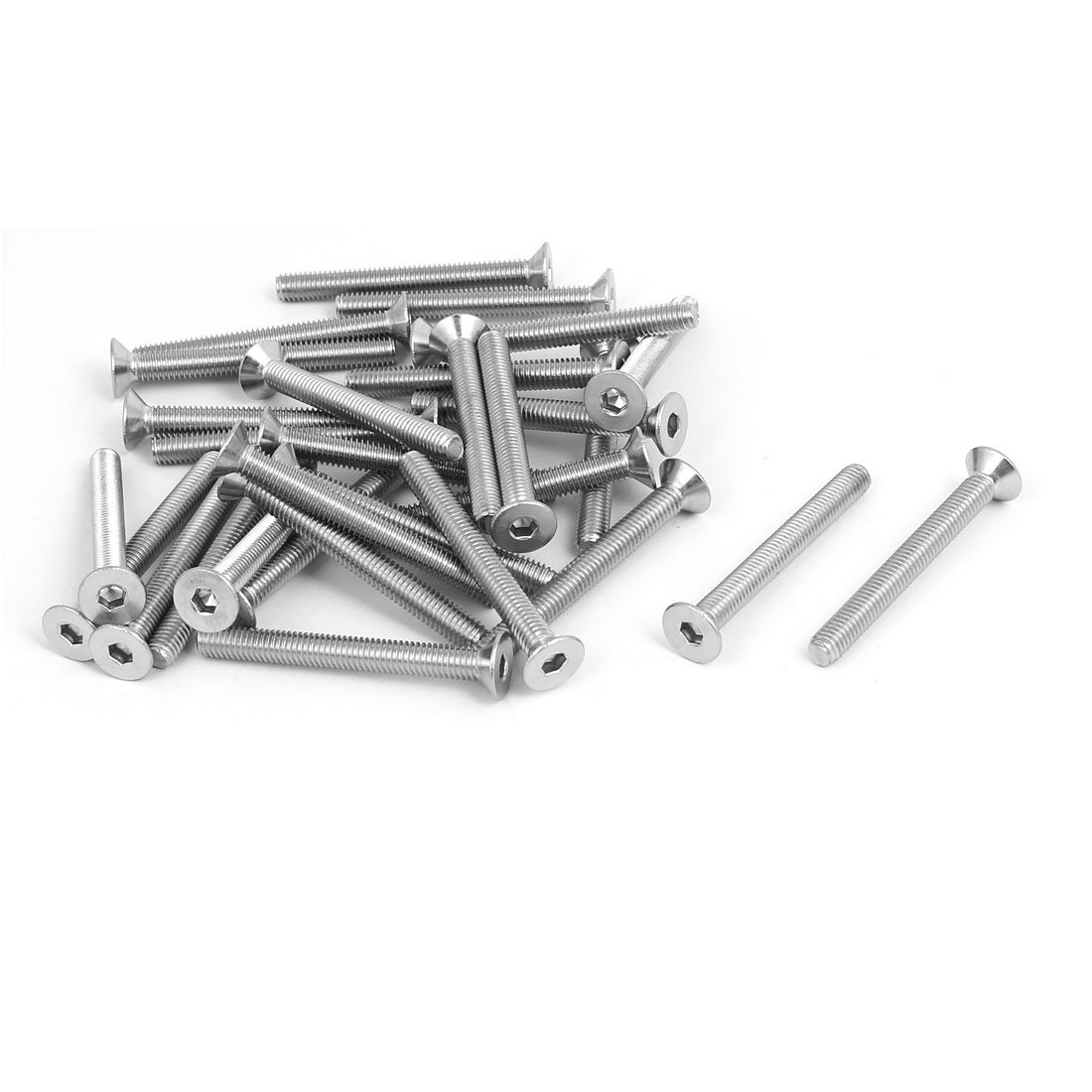 2 Tappi A Vite In Acciaio Inox 304 Filettatura 1/4 NPT Maschio - Testa Esagonale Interna