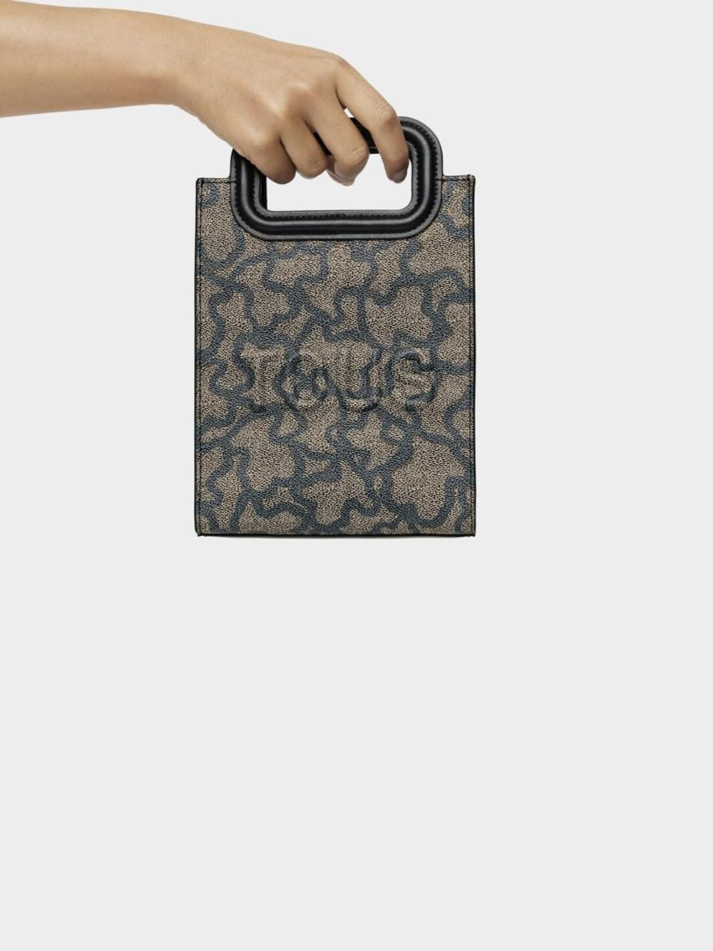 TOUS Mini Bolso Pop Negro, Para Mujer, Medidas 20 x 16 x 7 cm, Colección Kaos Icon