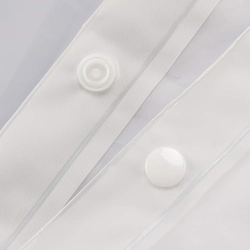 Miniatura 3 de River Dream Repuesto de forro de cortina de ducha de plástico (PEVA) con imanes extraíble (1, plástico)