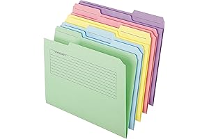 Pendaflex Lined File Folders for Enhanced Organization