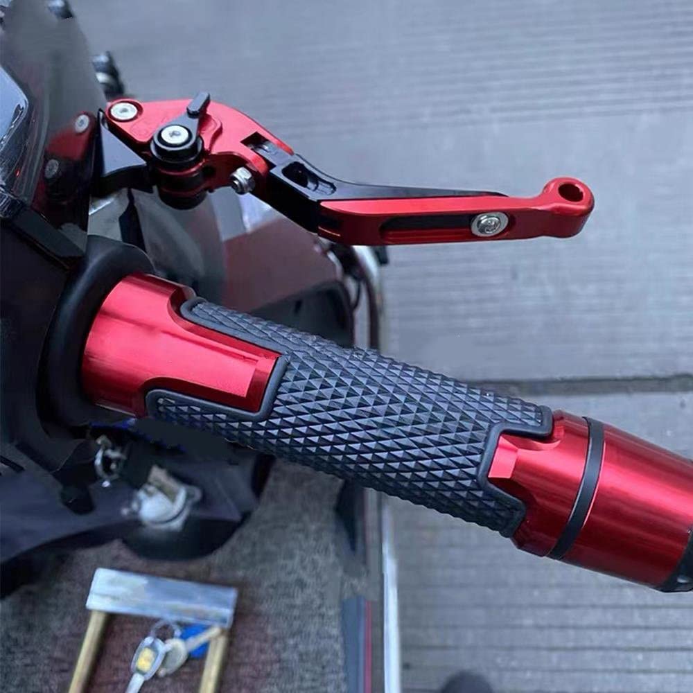 Moto Leviers d'embrayage De Frein pour Aprilia RS125 2006 2007 2008 2009 2010 Frein À Main De Moto Pliant Réglable Leviers De Frein d'embrayage Poignées De Guidon (Couleur : 18)