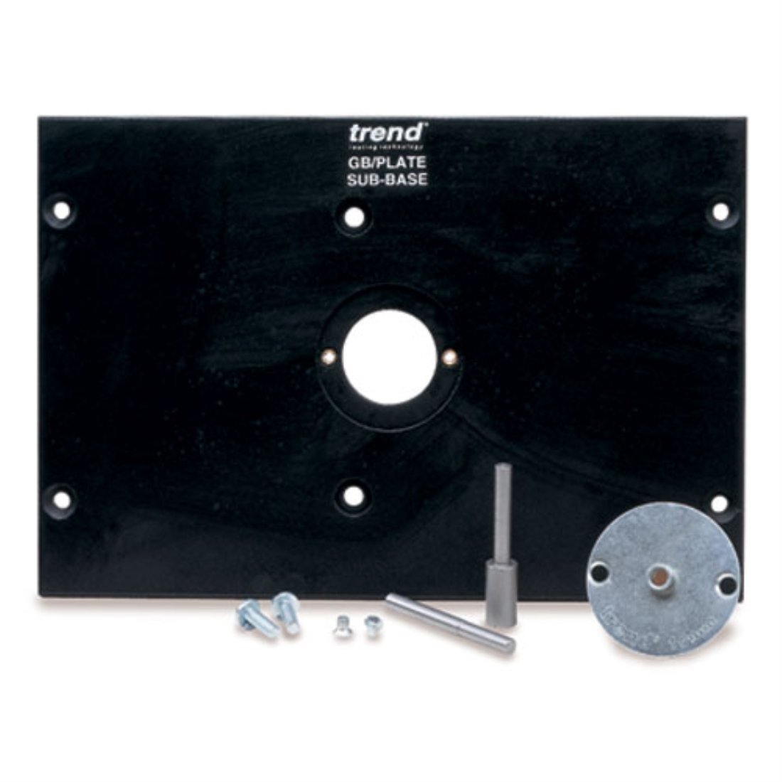 Trend Sub Base With Bush And Pins Pk 1 Gb/Plate