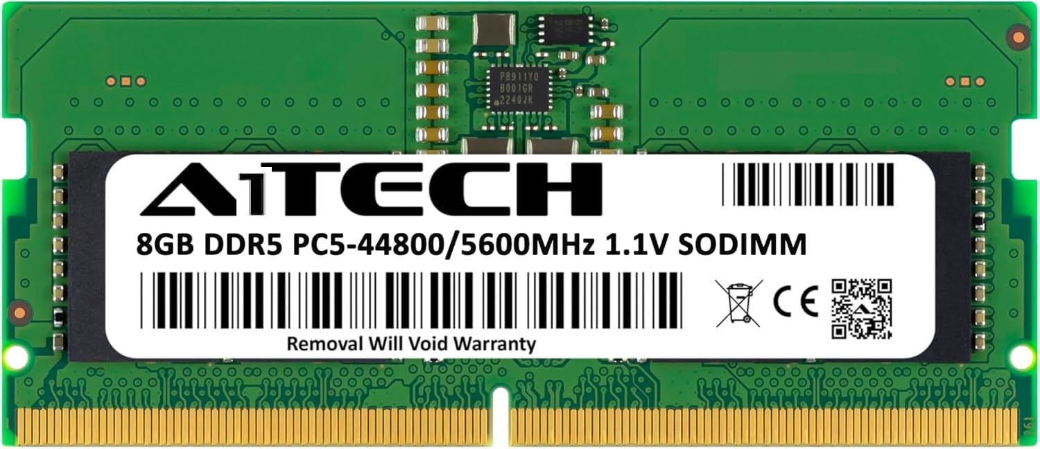 Amazon.in: Buy A1Tech 8GB DDR5 5600MHz PC5-44800 CL46 SODIMM 1.1V