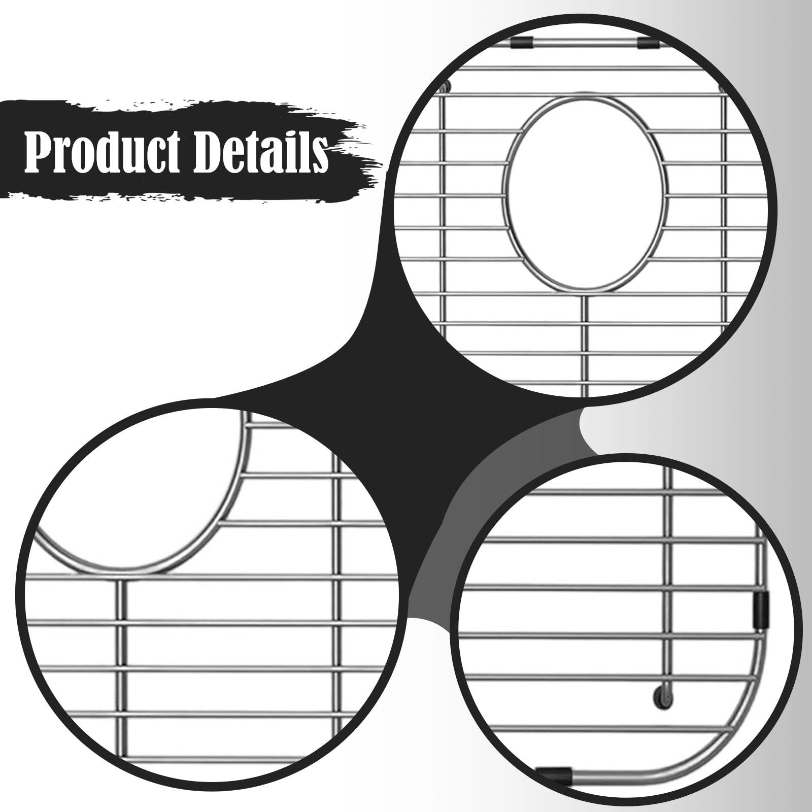 Grille De Protection Évier INOX Double