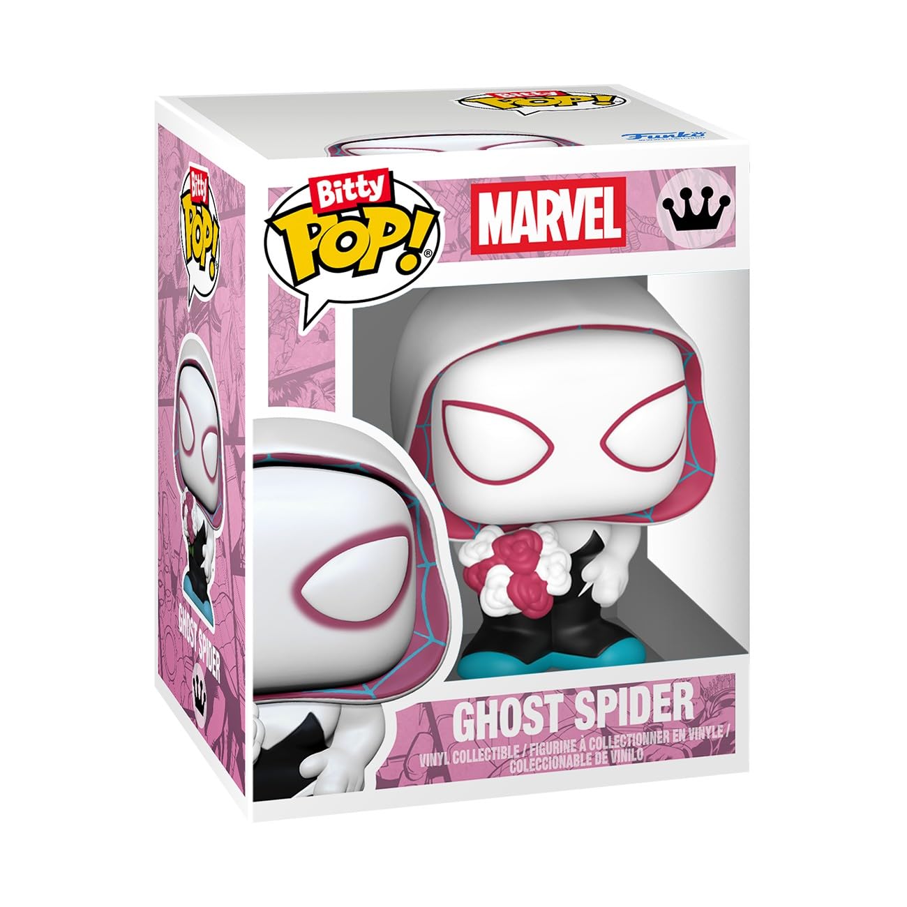 Funko Bitty POP! Bouquet: Marvel Comics, Valentines- Miles Morales & Ghost Spider, Collectable Vinyl Figure, Gift Idea - Image 4