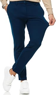 Indicode Herren Rodekro Performance Pants Chinohose Stoffhose mit Stretch