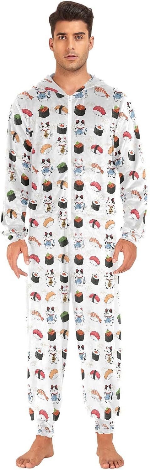 QUGRL Onesies Adult Pajamas Costume for Women Men Unisex Cosplay Sleepwear Homewear Suit Winter S-XL