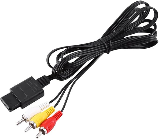 N64 Av Cable, 1.8 Meters Audio Video Av Cable Composite Av Cable Gamecube Av Cord N64 Input