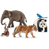 schleich Wild Life | Set Animali della Giungla 77588 con Elefante