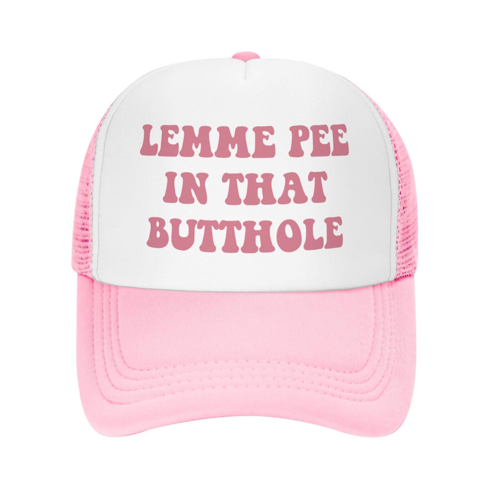 Put It On My Boyfriends Tab Trucker Hats for Women Pink Men Humor Gift Pink Hats for Men