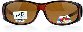 SA106 Polarized 55mm Fit Over OTG Oval Rectangular Sunglasses