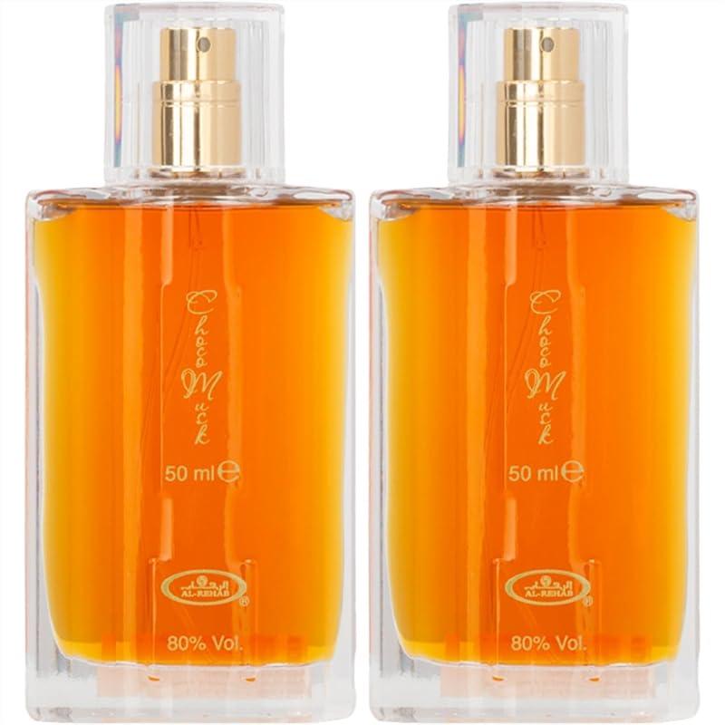 Al-Rehab Choco Musk - Al-Rehab Eau De Spray Perfume (50 ml/1.65 fl. oz)- 2 pack