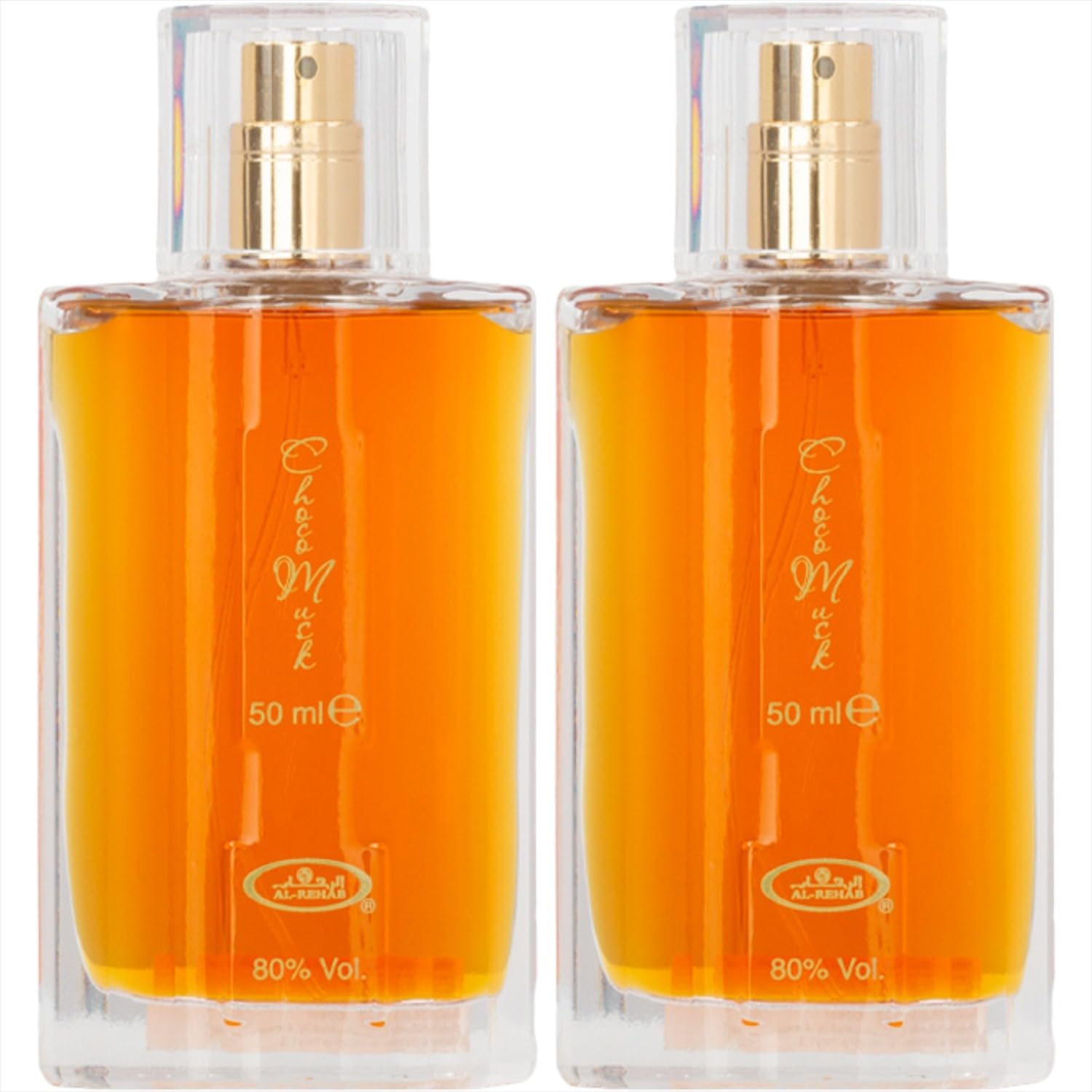 Al-Rehab Choco Musk - Al-Rehab Eau De Spray Perfume (50 ml/1.65 fl. oz)- 2 pack
