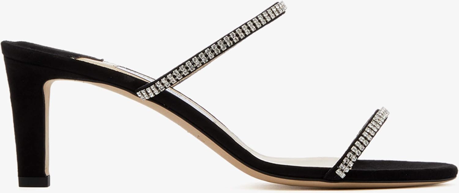 jimmy choo women's brea 65 high heel crystal strap sandals