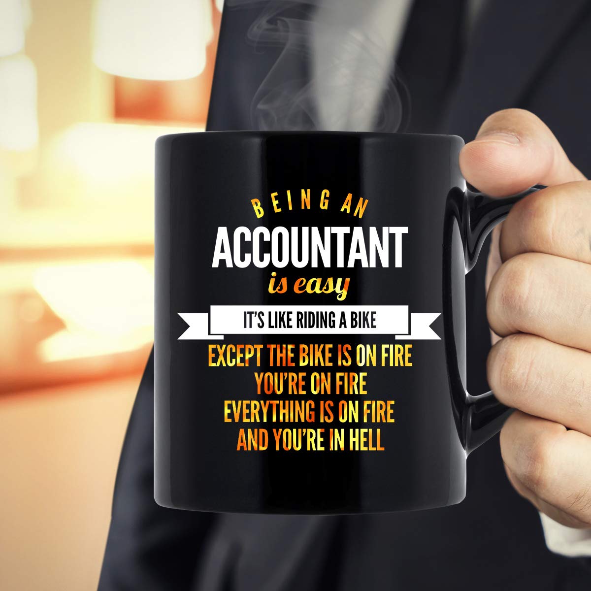 black metal coffee cup Mug Bundle