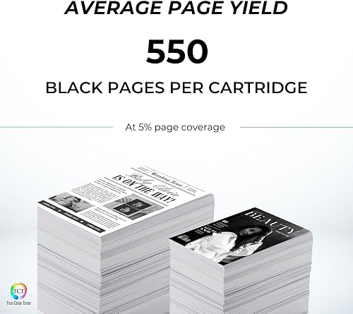 Miniatura 3 de TCT Cartucho de tinta de repuesto prémium compatible para impresoras Brother LC402 LC402BK color negro funciona con impresoras Brother MFC-J5340