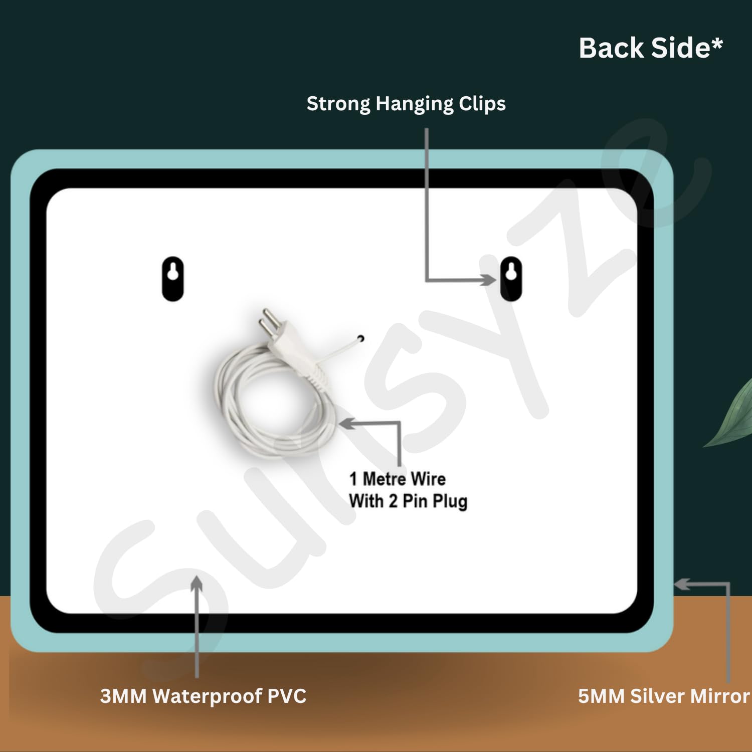 LED Mirror Backboard
