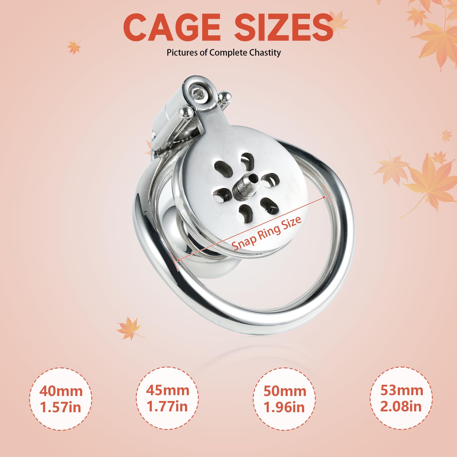 Amazon com Flat Chastity Cage with Penis Dildo Small Inverted  